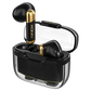RONIN R-7070 Snap Wireless Earbuds with transparent charging case and Bluetooth 5.3 design