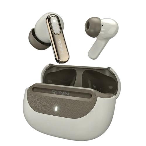 RONIN R-7080 NOX ANC Wireless Earbuds with Bluetooth 5.4 and premium charging case .