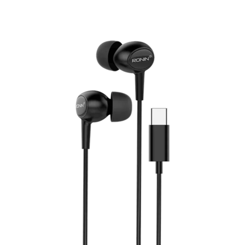 Ronin R-9 Type C Handsfree with microphone and USB-C connector for clear audio