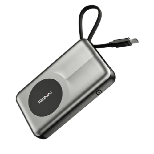 Ronin Synergy R-4060 10000mAh Wireless Power Bank with 22.5W Fast Charging and Digital Display