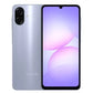 Samsung Galaxy A07 light blue color 6GB 128GB mobile phone front and rear view