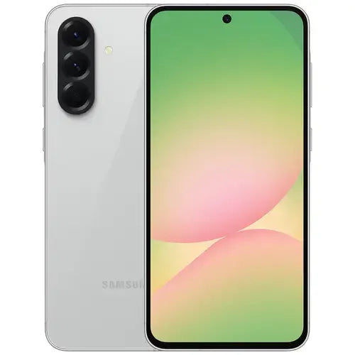 Samsung Galaxy A56 5G light gray 8GB RAM 256GB storage Samsung mobile in Pakistan front and back view