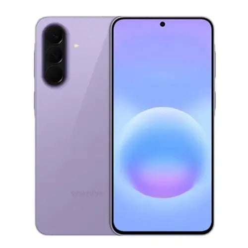Samsung Galaxy A57 5G lilac 12GB RAM 256GB storage PTA approved smartphone in Pakistan front and back view