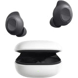 Samsung Galaxy Buds FE wireless earbuds in graphite with charging case