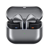 Samsung Galaxy Buds3 Pro grey wireless earbuds with charging case