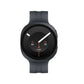 Samsung Galaxy Watch9 44mm smartwatch in black with a round AMOLED display, black strap, and modern premium design.