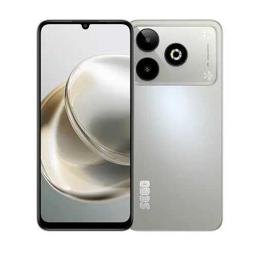 SEGO Shark smartphone in Titanium Gold color with large display and premium modern design
