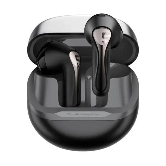 SoundPEATS Air5 wireless earbuds with charging case
