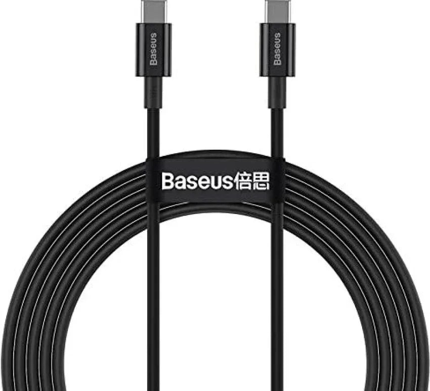 Baseus Dynamic Series 100W Fast Braided Charging Data Cable Type-C to Type-C -1M - dynsol