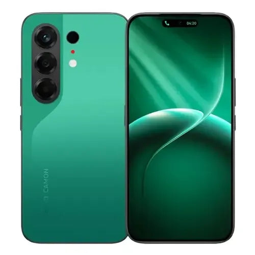 TECNO Camon 50 green color 8GB 256GB front and back view in Pakistan