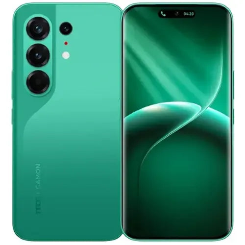 TECNO Camon 50 Pro green color 8GB 256GB front and back view in Pakistan