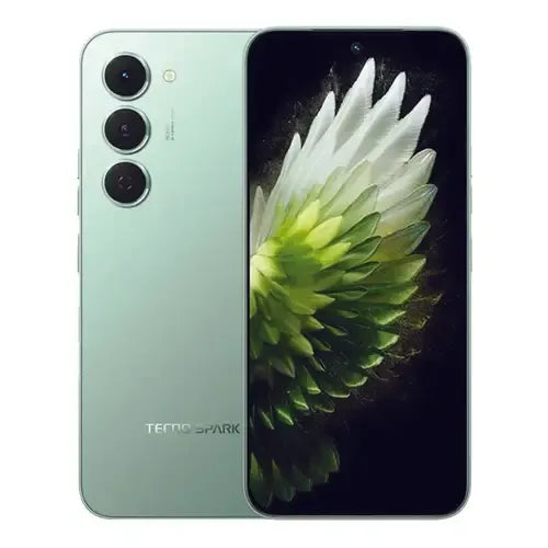 TECNO Spark 40 Pro Bamboo Green 8GB 256GB front and back view in Pakistan