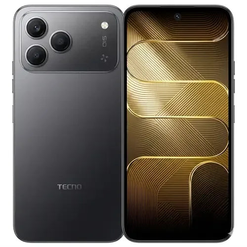 TECNO Spark 50 6GB 128GB black color front and back design