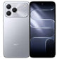 TECNO Spark 50 6GB 128GB silver color mobile phone front and back view