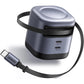 UGREEN 45865 45W GaN Charger with built-in retractable USB-C cable and fast charging support
