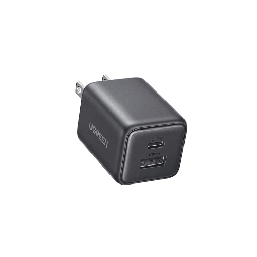 UGREEN 55475 20W GaN Charger 1C+1U with USB-C and USB-A fast charging ports