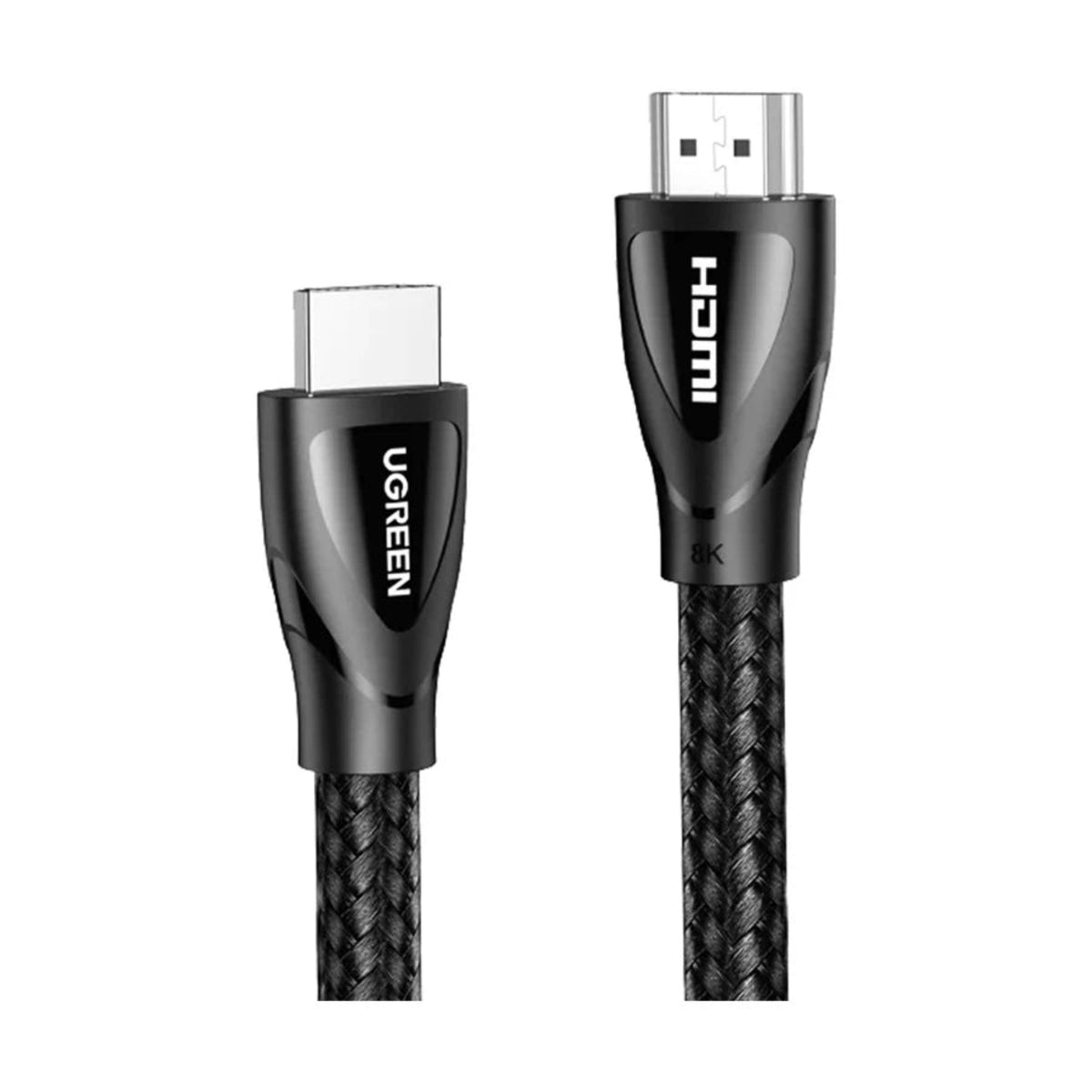 UGREEN 80402 HDMI 8K Cable Male to Male Aluminum Alloy Shell Braided Black 1.5m