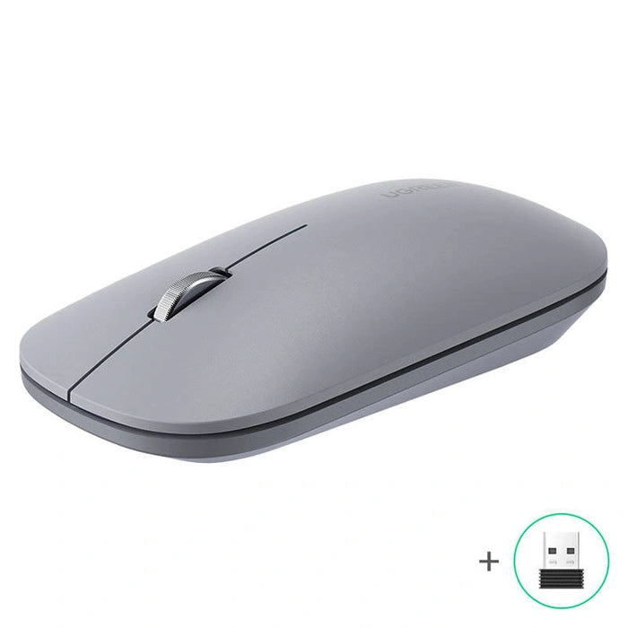 UGREEN MU001 90366 grey Bluetooth and 2.4GHz silent wireless mouse