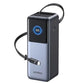 UGREEN Nexode 20000mAh 165W power bank with retractable USB-C cable and digital battery display
