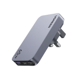 Front view of UGREEN Nexode Pro 65W GaN fast charger with compact slim design