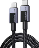 UGREEN USB-C to USB-C 60W PD 2m cable 55775 nylon braided fast charging cable