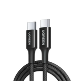 UGREEN 35254 USB-C to USB-C Braided Cable 1M Black 60W PD Fast Charging