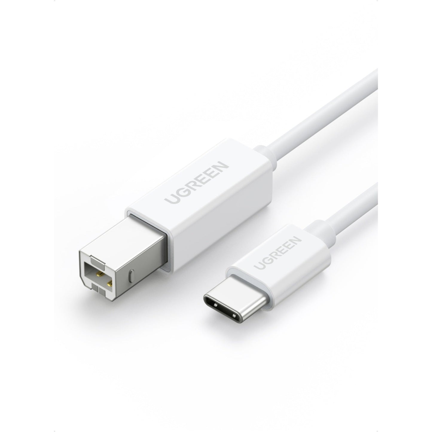 UGREEN 40417 USB-C to USB 2.0 Print Cable 1.5m (White)