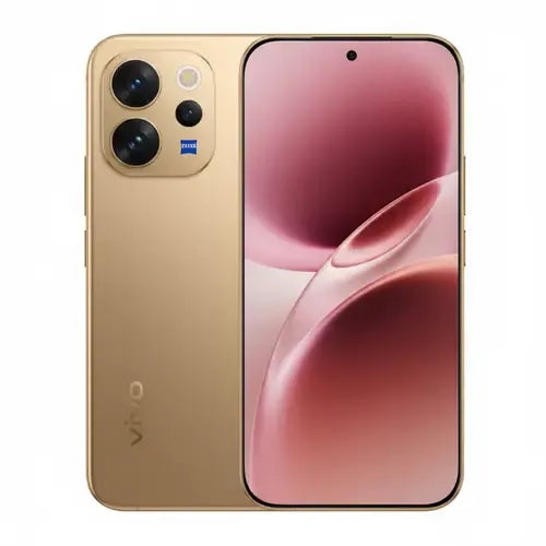 vivo V70 5G gold 12GB RAM 256GB storage PTA approved mobile in Pakistan front and back view