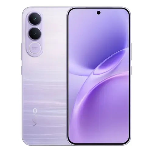 vivo V70 FE 5G lavender purple 8GB RAM 256GB storage PTA approved mobile in Pakistan front and back view