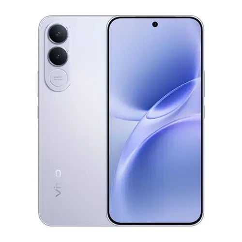 vivo V70 FE 5G titanium silver 12GB RAM 256GB storage PTA approved smartphone in Pakistan front and back view