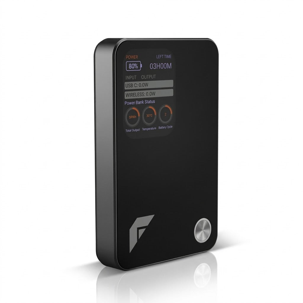 Faster PG-10K Power Go Power Bank – 10000mAh, 20W USB-C, 15W Magnetic Charging