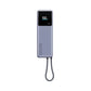 Xiaomi 165W Power Bank 10000mAh with integrated USB-C cable and smart display