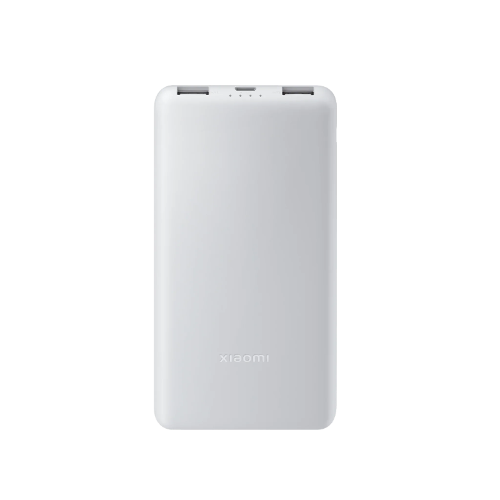 Xiaomi 22.5W 10000mAh Lite Power Bank in white with USB-C fast charging