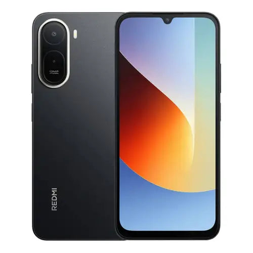 Xiaomi Redmi A7 Pro Black 4GB 128GB storage front and back view sleek design smartphone