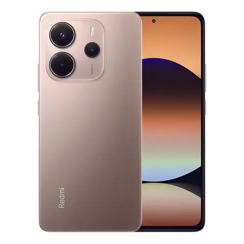 Xiaomi Redmi Note 14 8GB RAM 256GB in Sand Gold with premium camera design and stylish display