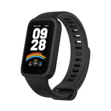 Black Xiaomi Smart Band 9 Active featuring health monitoring, sports modes and long battery life