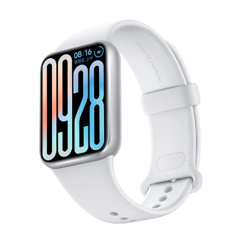 Xiaomi Smart Band 9 Pro in gold with large AMOLED screen and elegant metal frame
