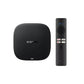 Xiaomi TV Box S 3rd Gen 4K Google TV in black with voice remote