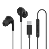 Xiaomi Type-C Earphones in black with 12.4mm dynamic driver, HD microphone and inline controls