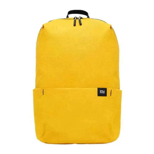  Yellow Mini Compact Backpack with high visibility.