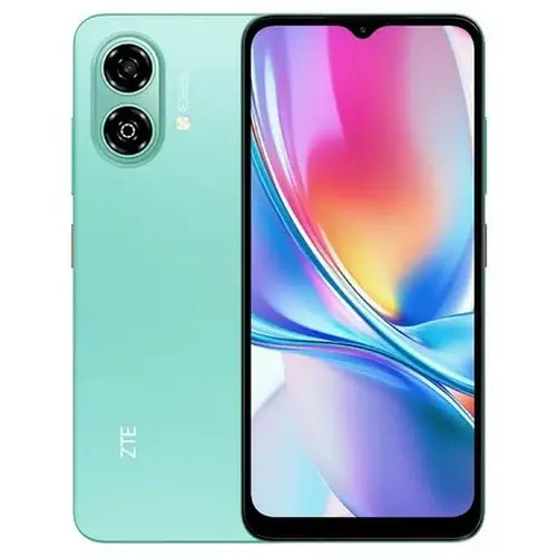 ZTE nubia Blade A35e 2GB 64GB smartphone in Ice Green with 6.52 inch display and stylish finish