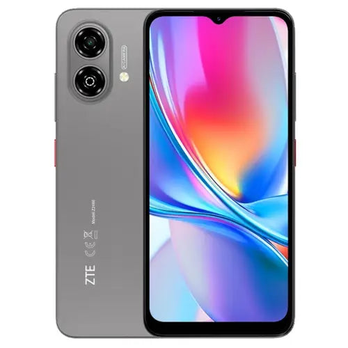 ZTE nubia Blade A35e 2GB 64GB mobile phone in Silver Grey with 5000mAh battery and 4G support